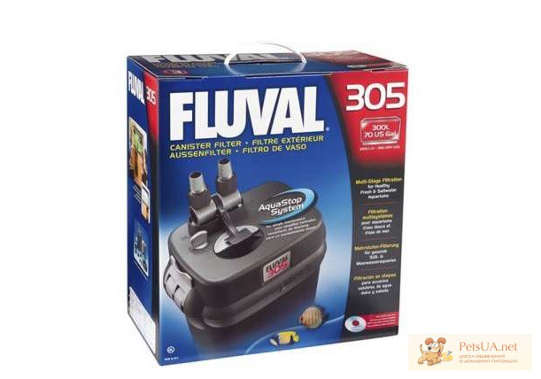Внешний фильтр Fluval 305, 1000 л/ч