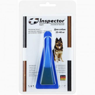 Inspector капли от внешних и внутренних паразитов для собак от 25 до 40 кг