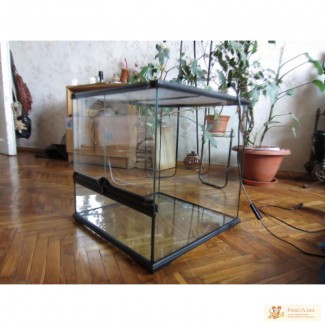 Террариум Exo Terra Glass Terrarium, 45x45x45 см. Б/У.