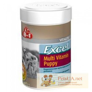 8in1 (8 в 1) Multi-Vitamin Tablets Puppy - витамины для щенков