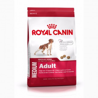 Корм для собак royal canin medium adult 15 кг