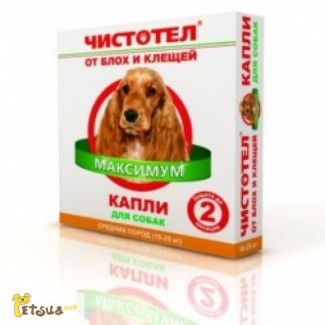 Чистотел Максимум капли для собак средних пород(10-25кг)49грн