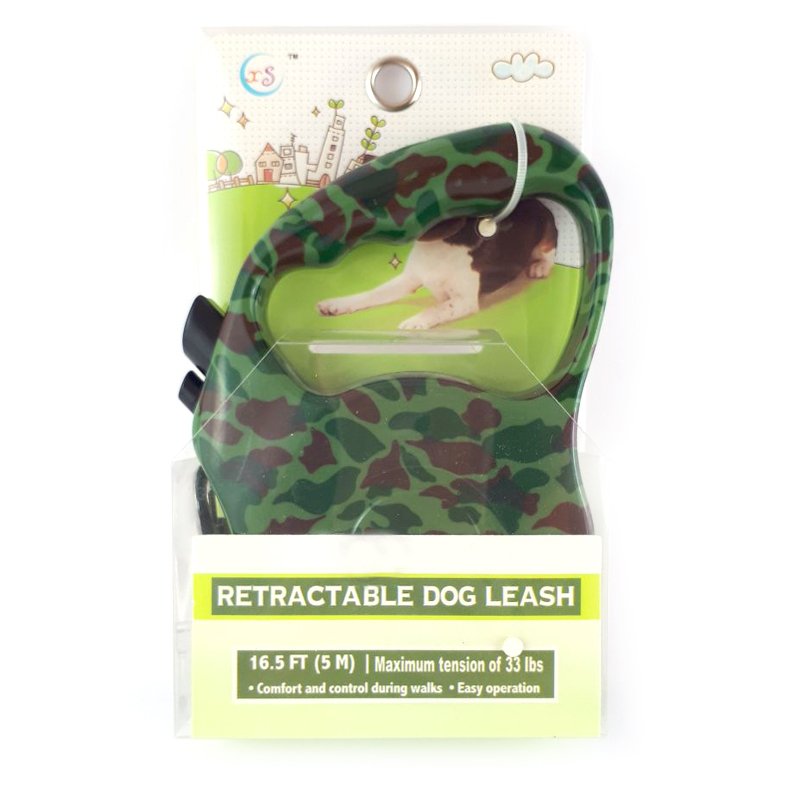 Фото 2. Поводок Рулетка для Собак с Кнопочным Блокиратором Длины 5 м Retractable Dog Leash