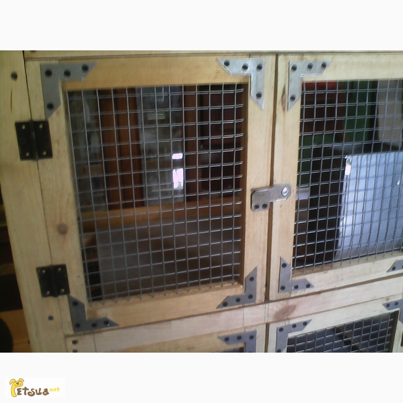 Фото 5. Купить деревянные клетки для кроликов