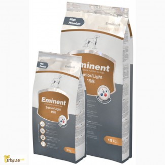 Eminent (эминент) senior/light lamb/rice 19/8 - 3 кг