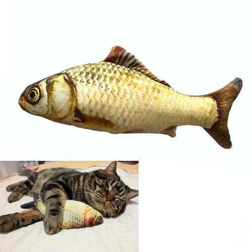 Фото 3. Мягкая игрушка рыба в ассортименте 20см, 40см, для кошек кота с кошачьей мятой