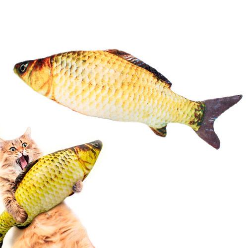 Фото 5. Мягкая игрушка рыба в ассортименте 20см, 40см, для кошек кота с кошачьей мятой