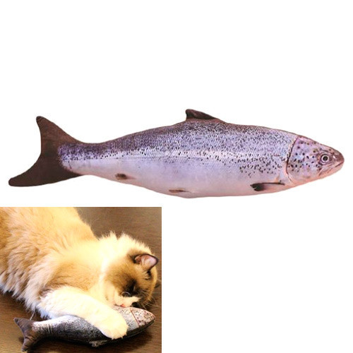 Фото 6. Мягкая игрушка рыба в ассортименте 20см, 40см, для кошек кота с кошачьей мятой