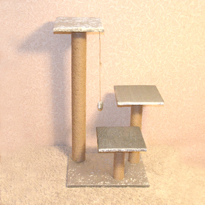 Фото 3. Игровой комплекс когтеточка с тремя столбами Макси