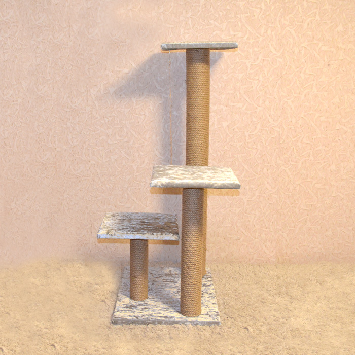 Фото 5. Игровой комплекс когтеточка с тремя столбами Макси