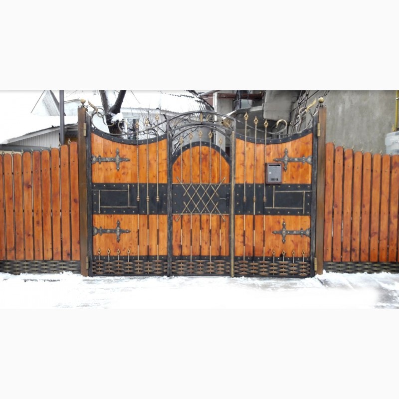 Фото 13. Ворота распашные, ворота откатные, навесы, козырьки, заборы, калитки, балконные ограждения