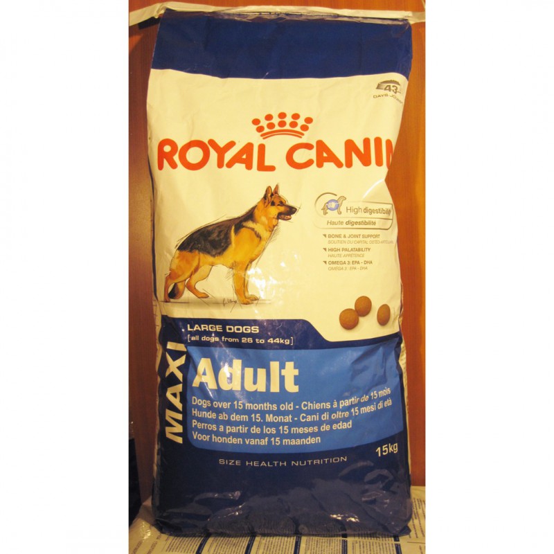Корм Роял канин Royal Canin Maxi Adult Макси эдалт 15 кг