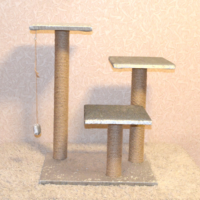 Фото 4. Игровой комплекс когтеточка с тремя столбами