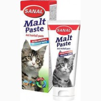 SANAL (Санал) Malt Paste паста для выведения шерсти из ЖКТ, для кошек, 20г